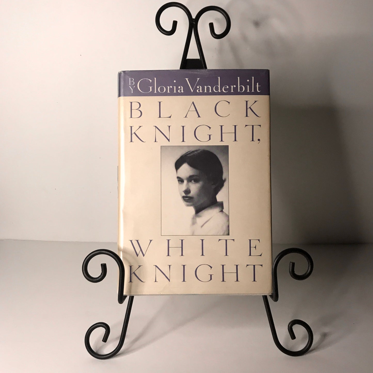 Black Knight White Knight - Gloria Vanderbilt - 1987 - Signed 1st Edition