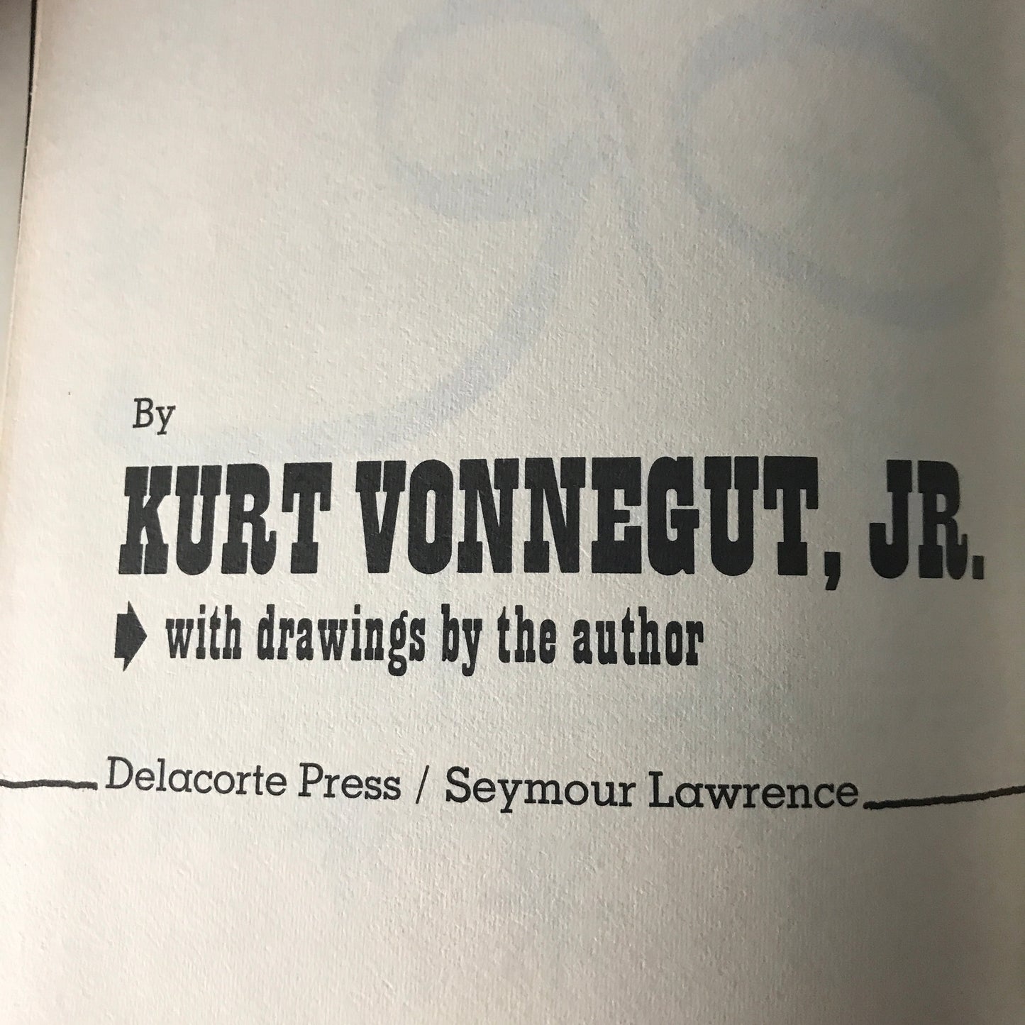 Breakfast of Champions - Kurt Vonnegut Jr. - 1973 - 1st Edition