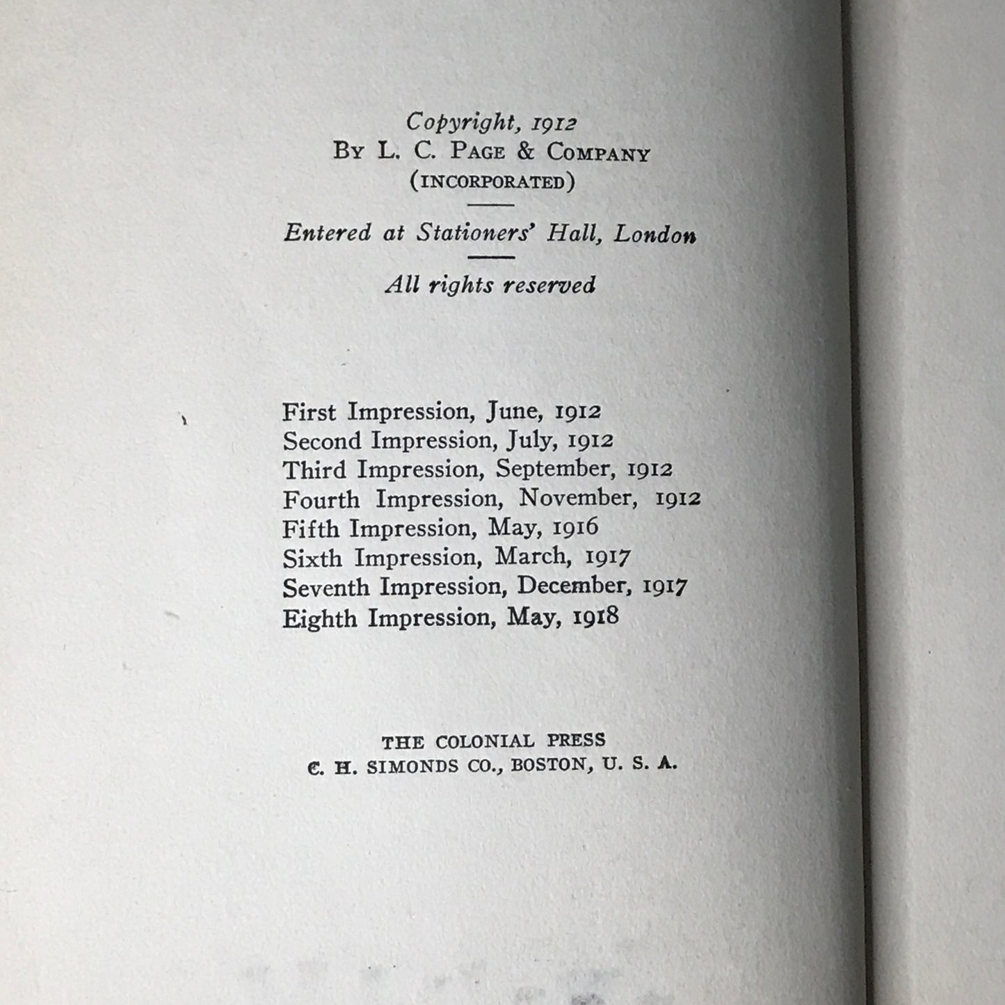 Chronicles of Avonlea - L. M. Montgomery - 1918 - Ex-Library - 8th Printing