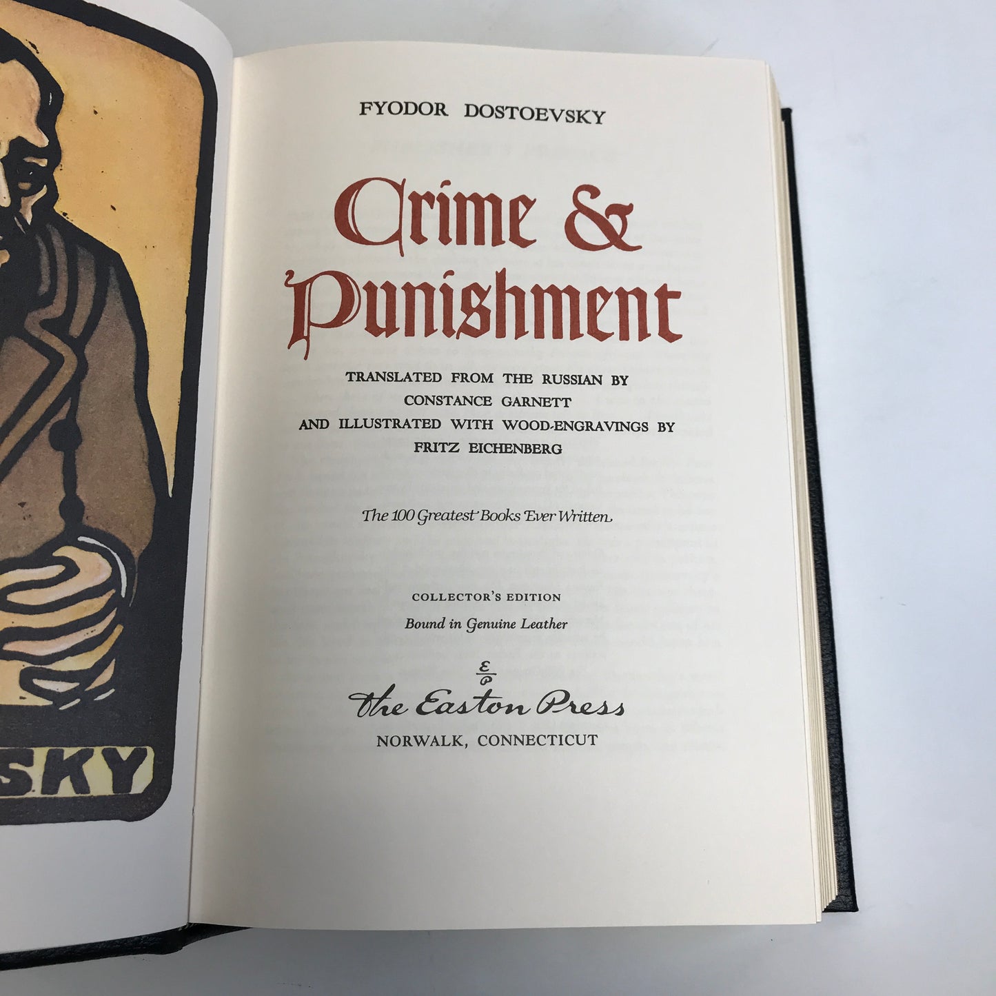 Crime And Punishment - Fyodor Dostoevsky - Easton Press - 1980