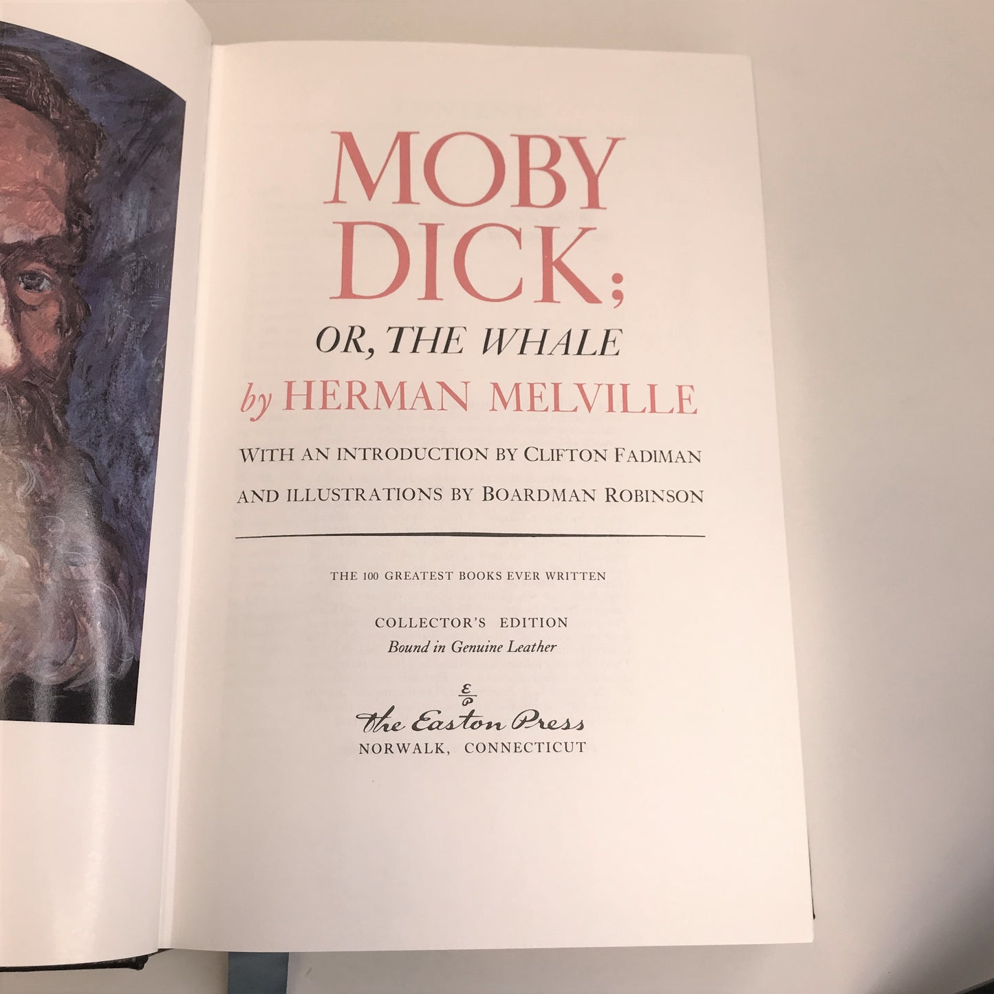 Moby Dick - Herman Melville - Easton Press - 1977