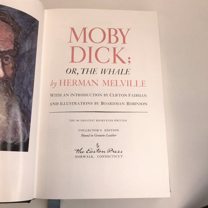 Moby Dick - Herman Melville - Easton Press - 1977