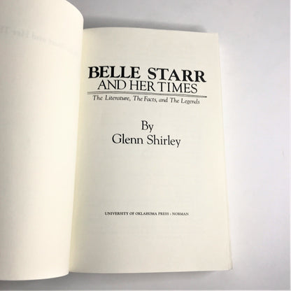 Belle Starr and Her Times - Glenn Shirley -1990