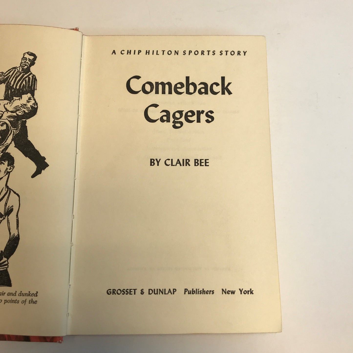 Comeback Cagers - Clair Bee - 1963 - 1st Edition