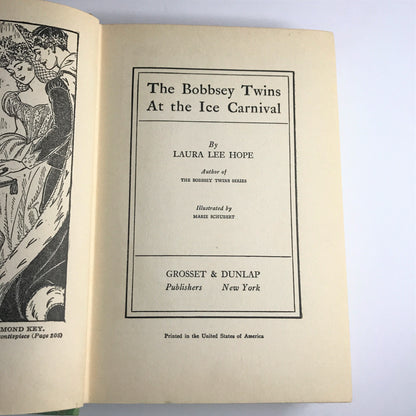 The Bobbsey Twins at the Ice Carnival - Laura Lee Hope - First Edition - 1941