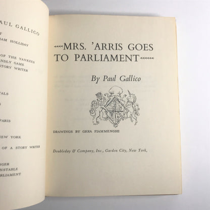 Mrs. 'Arris Goes to Parliament - Paul Gallico - 1965