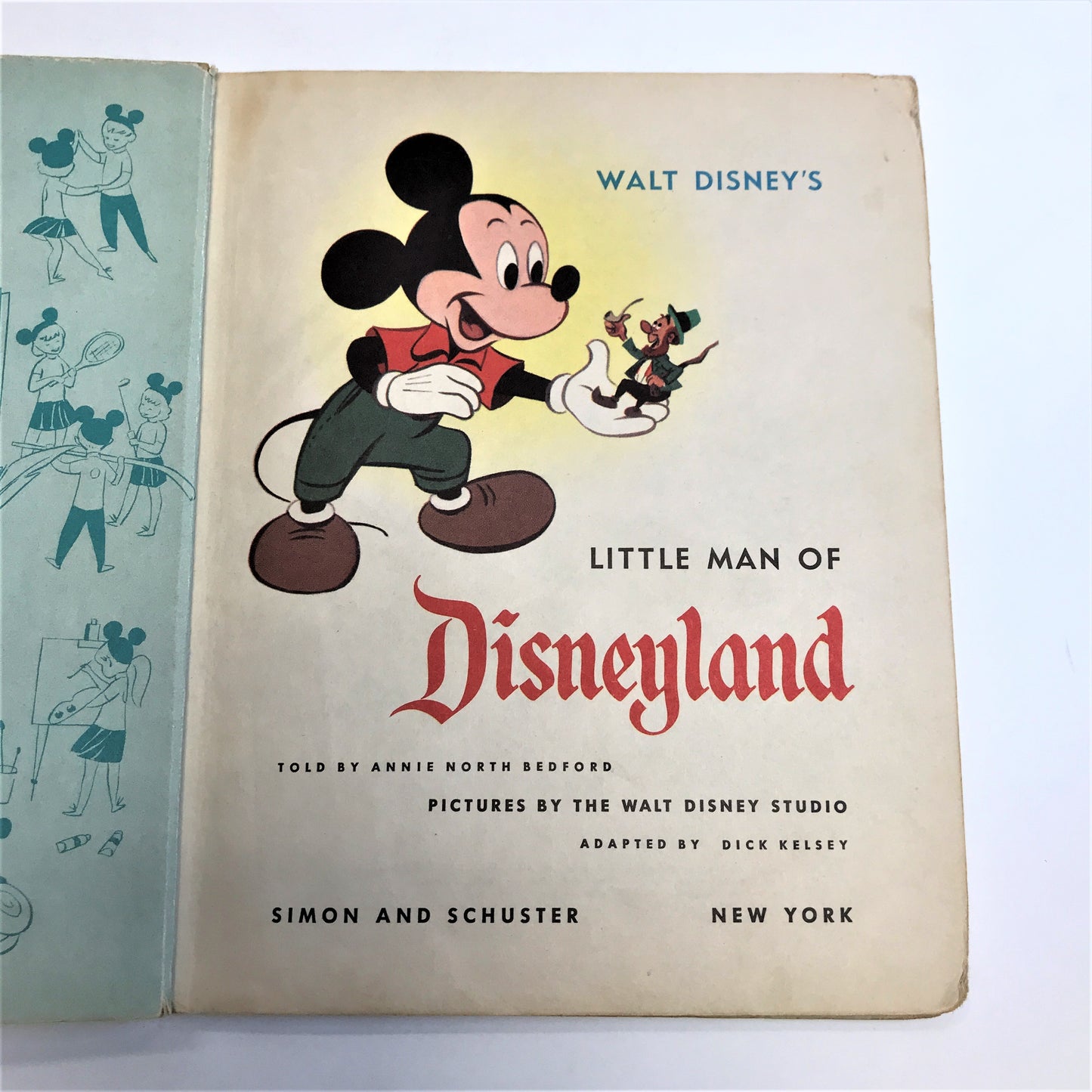 Little Man of Disneyland - Disney - Little Golden - 'A' Print - 1955