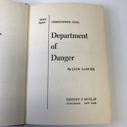 Department of Danger - Jack Lancer - 1967