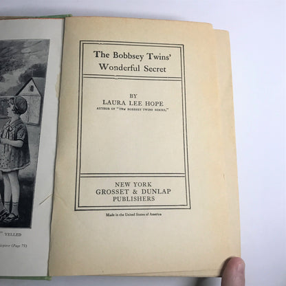 The Bobbsey Twins' Wonderful Secret - Laura Lee Hope - Loose Pages - 1937