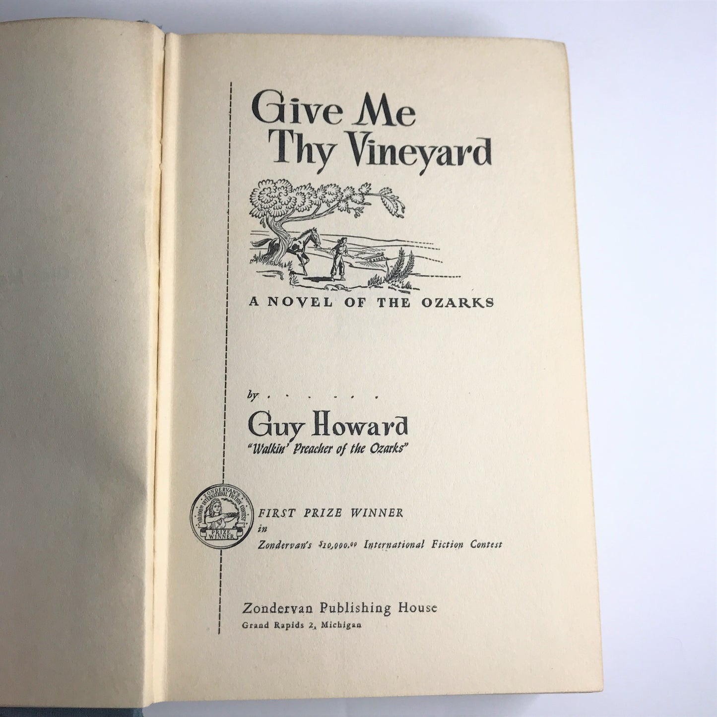 Give Me Thy Vineyard - Guy Howard - Signed - 1949