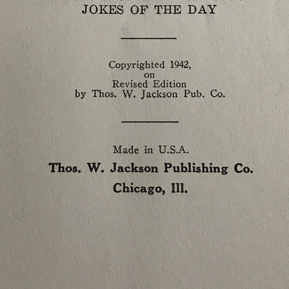 On A Slow Train Through Arkansaw - Thos. W. Jackson - Arkansas - 1942