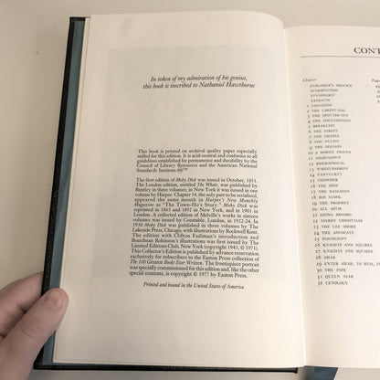 Moby Dick - Herman Melville - Easton Press - 1977