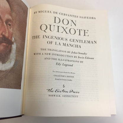 Don Quixote - Miguel De Cervantes - Easton Press - 1979