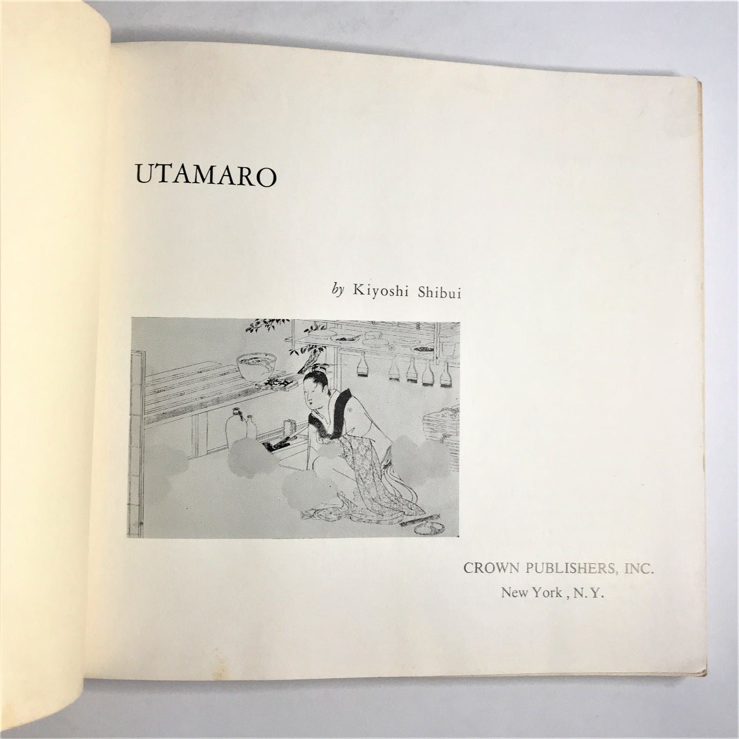 Utamaro - Kiyoshi Shibni - 1962