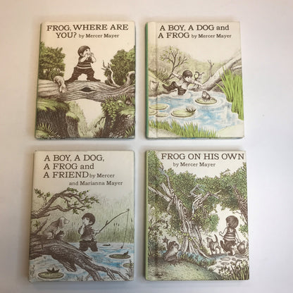 Four Frogs in A Box - Mercer Mayer - Four Books Box Set - C. 1970