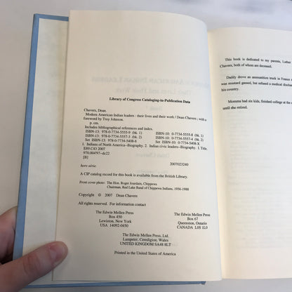 Modern American Indian Leaders - Dean Chavers - 2007