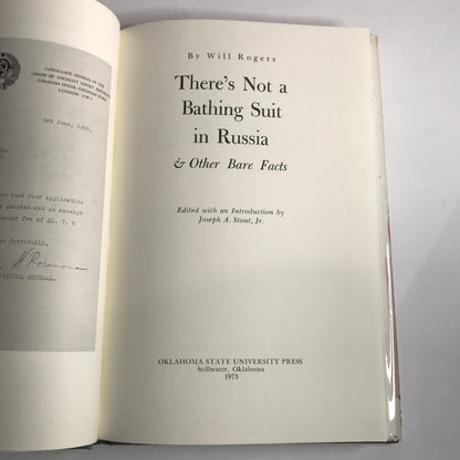 There's Not A Bathing Suit in Russia - Will Rogers - ( Signed ) - #133 out of 1000 - 1973