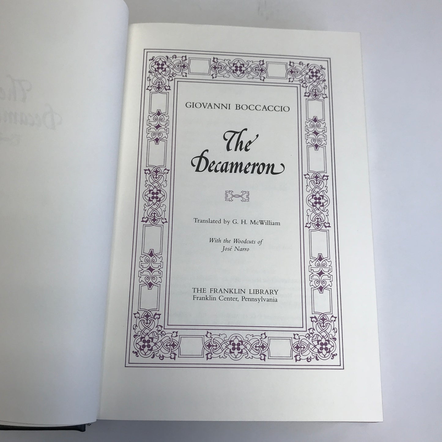 The Decameron - Giovanni Boccaccio - Translated By G. H. McWilliam - 1981