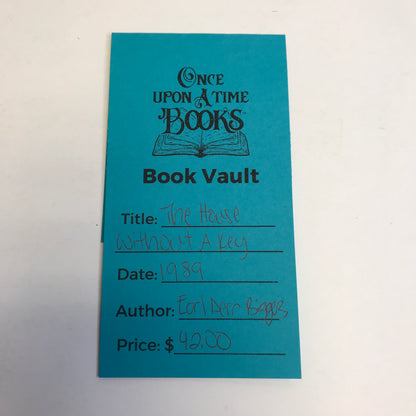 The House Without A Key - Earl Derr Biggers - Franklin Library - 1989