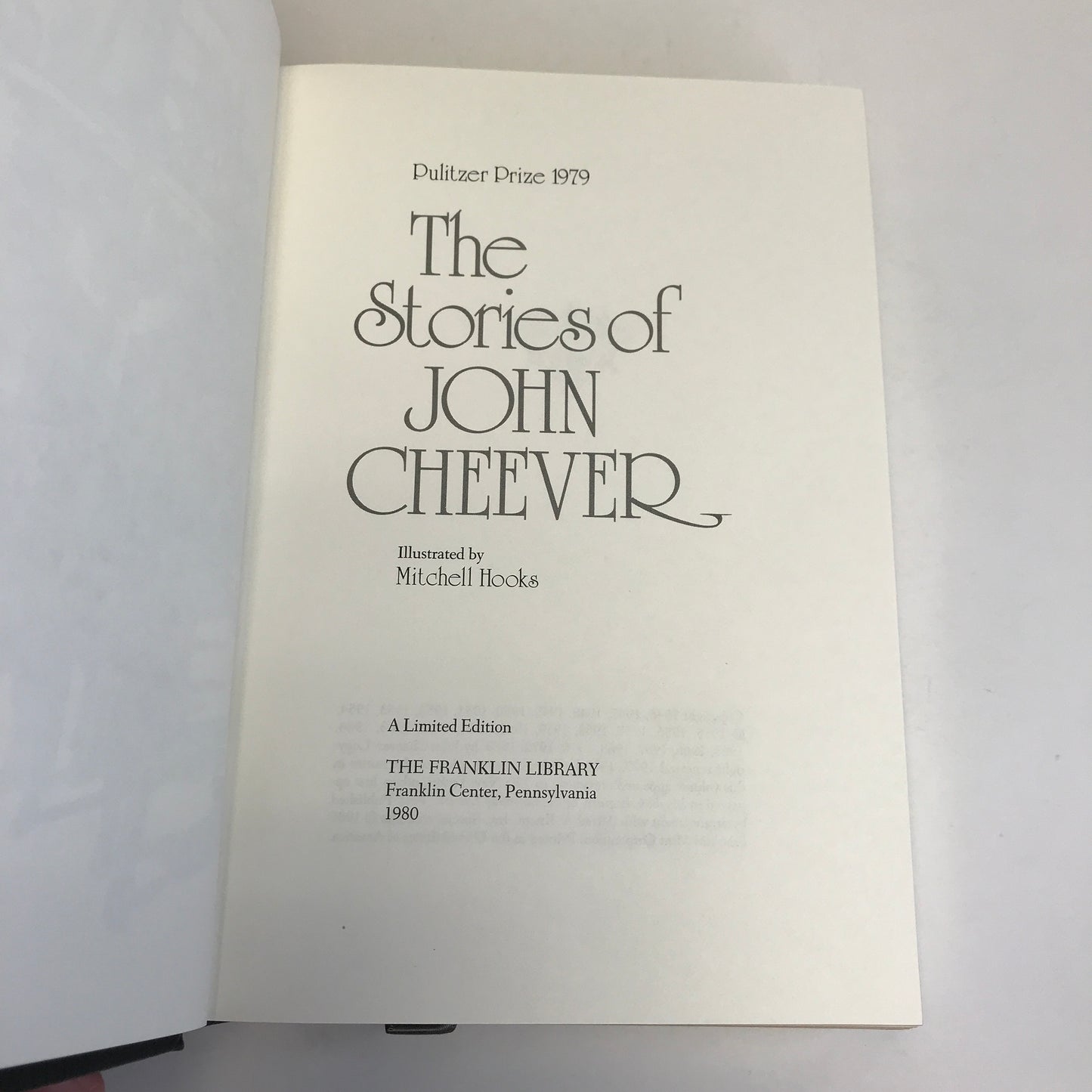 The Stories of John Cheever - Illustrated by Mitchell Hooks - Franklin Library - 1980