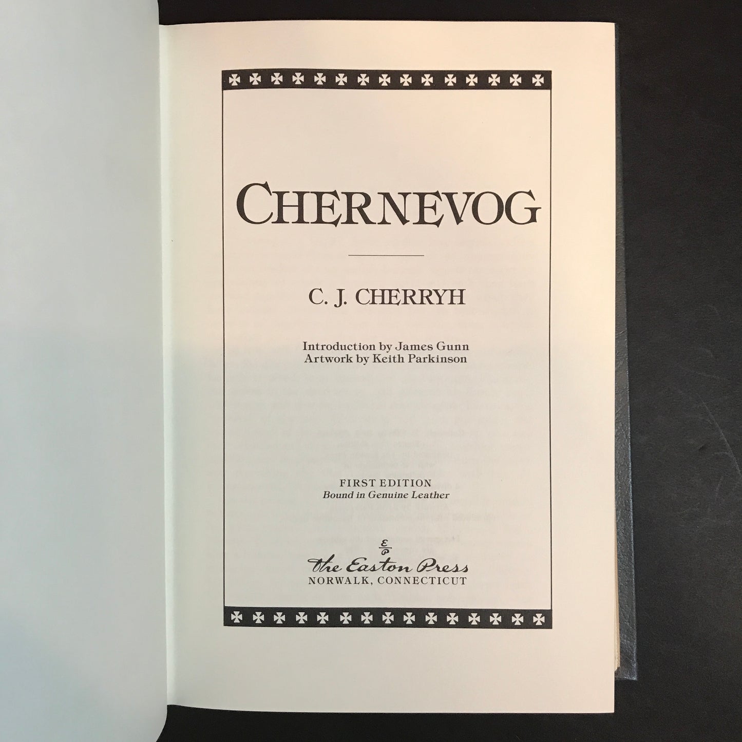 Chernevog - C. J. Cherryh - Signed - First Edition - Easton Press - 1990