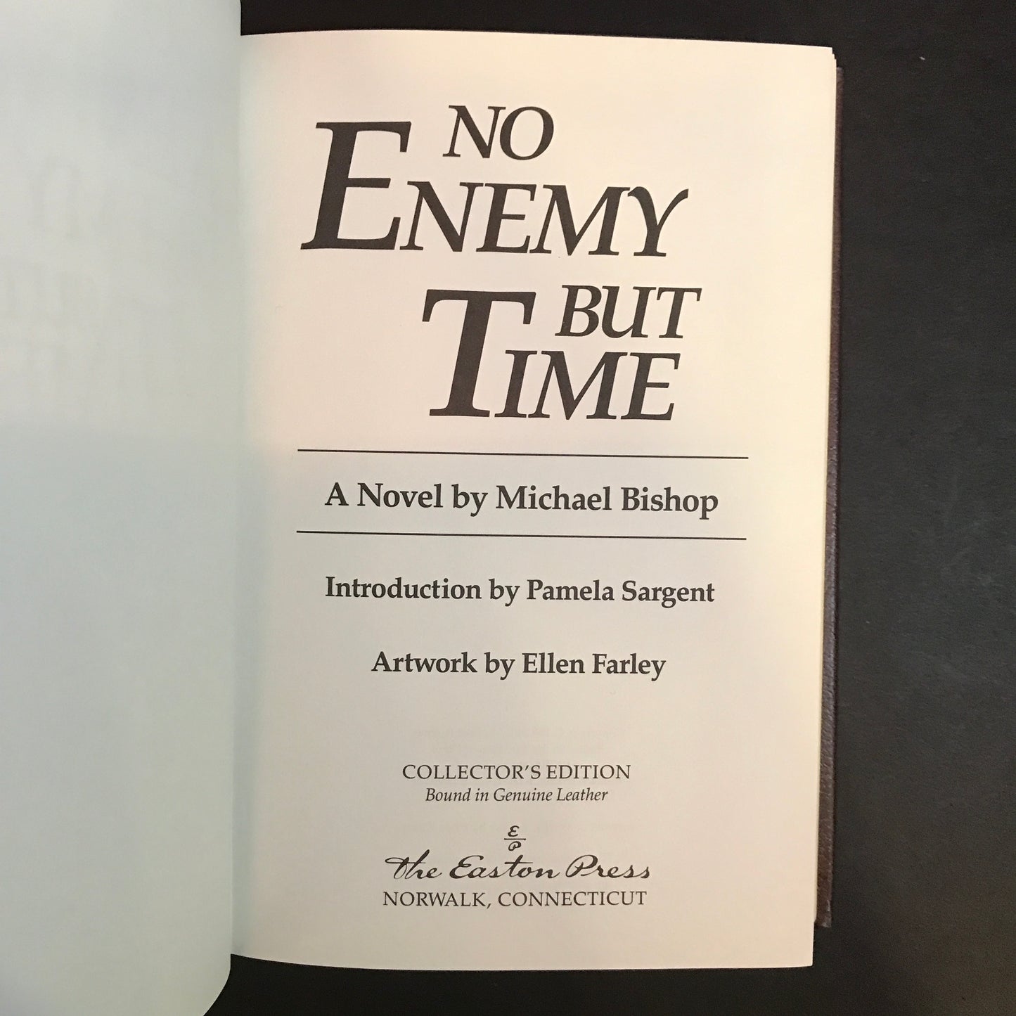 No Enemy But Time - Michael Bishop - Easton Press - 1991