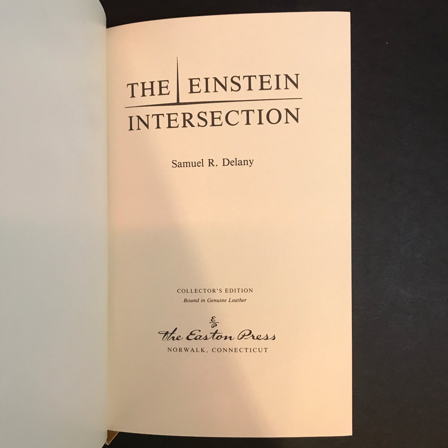 The Einstein Intersection - Samuel R. Delaney - 1st Thus - Easton Press - 1986