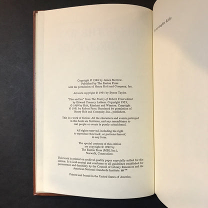 This is the Way the World Ends - James Morrow - Easton Press - 1992