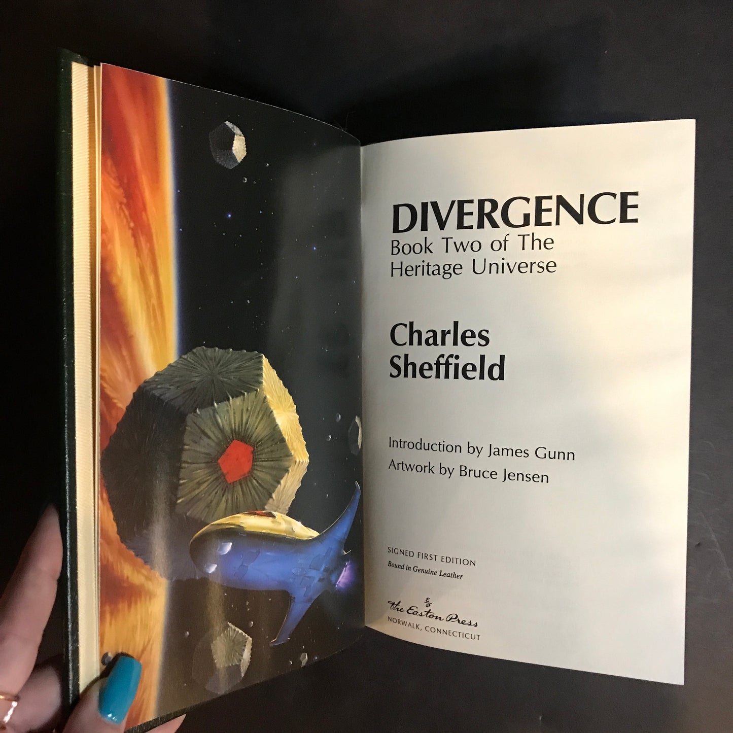 Divergence - Charles Sheffield - Signed - 1st Edition - Easton Press - 1991