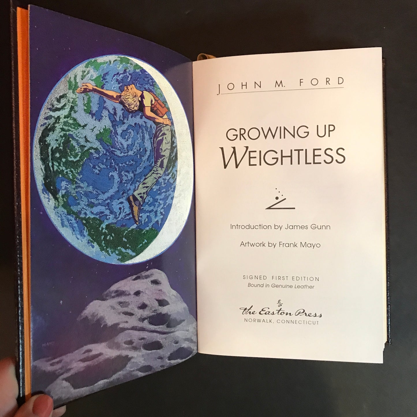 Growing Up Weightless - John M. Ford - Signed - 1st Edition - Easton Press - 1993