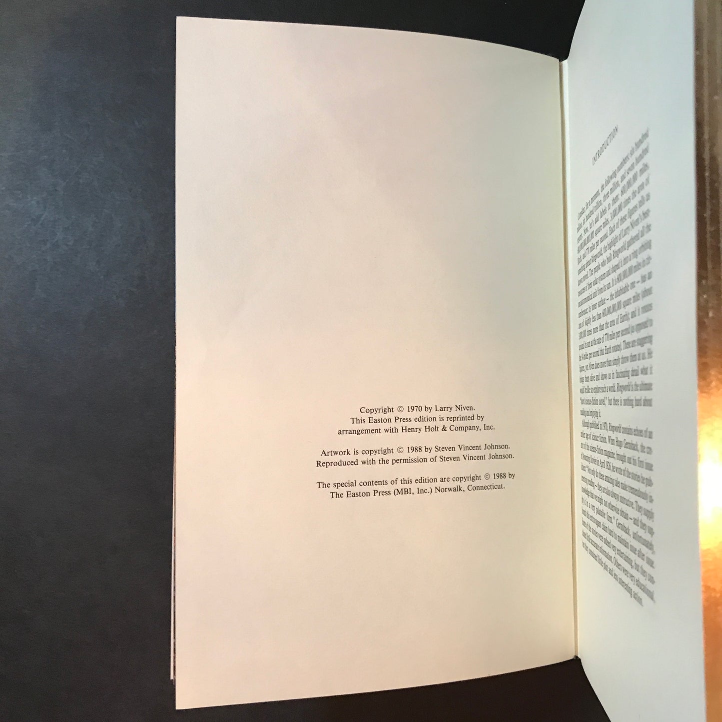 Ringworld - Larry Niven - 1st Thus - Easton Press - 1988