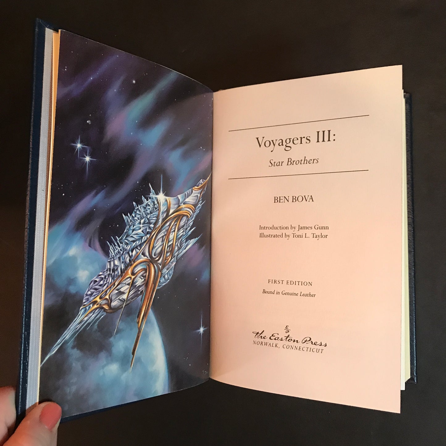 Voyagers III: Star Brothers - Ben Bova - Signed - 1st Edition - Easton Press - 1990