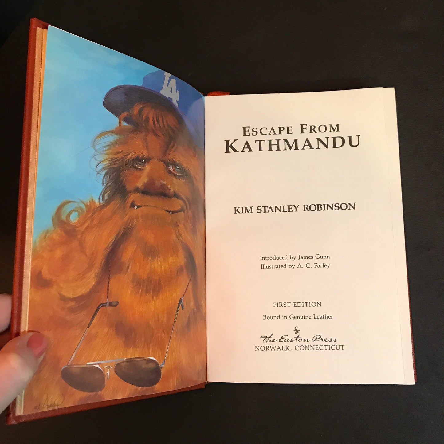 Escape from Kathmandu - Kim Stanley Robinson - Signed - 1st Edition - Easton Press - 1989