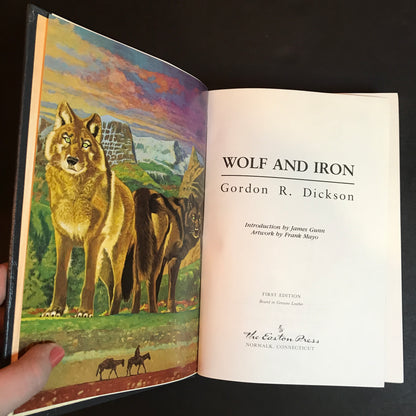 Wolf and Iron - Gordon R. Dickson - Signed - 1st Edition - Easton Press - 1990