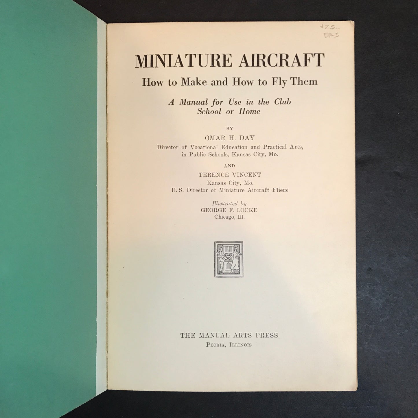 Miniature Aircraft - Omar H. Day and Terence Vincent - 1929