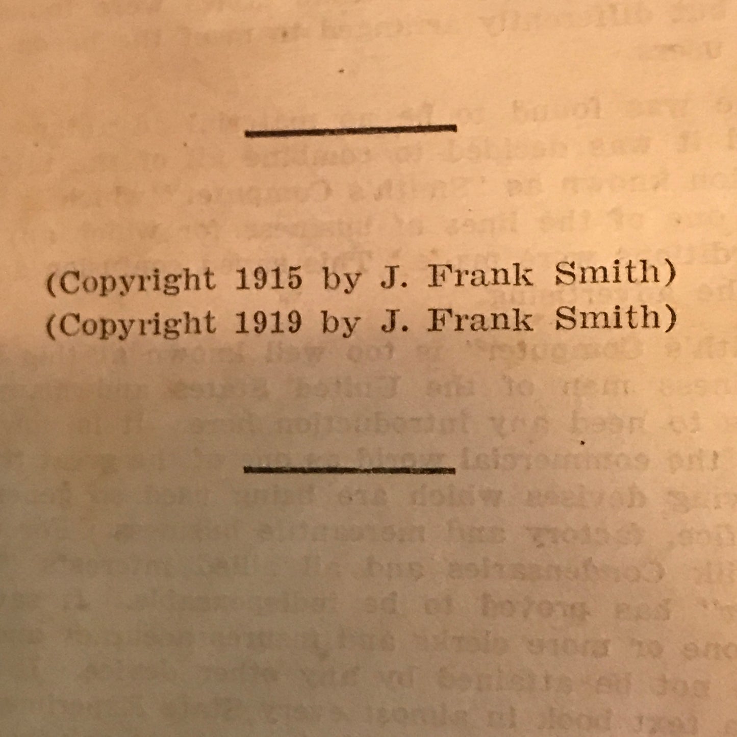 Smith's Butterfat Computer - J. Frank Smith - 1919