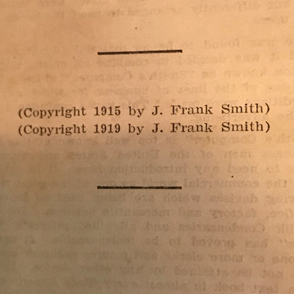 Smith's Butterfat Computer - J. Frank Smith - 1919