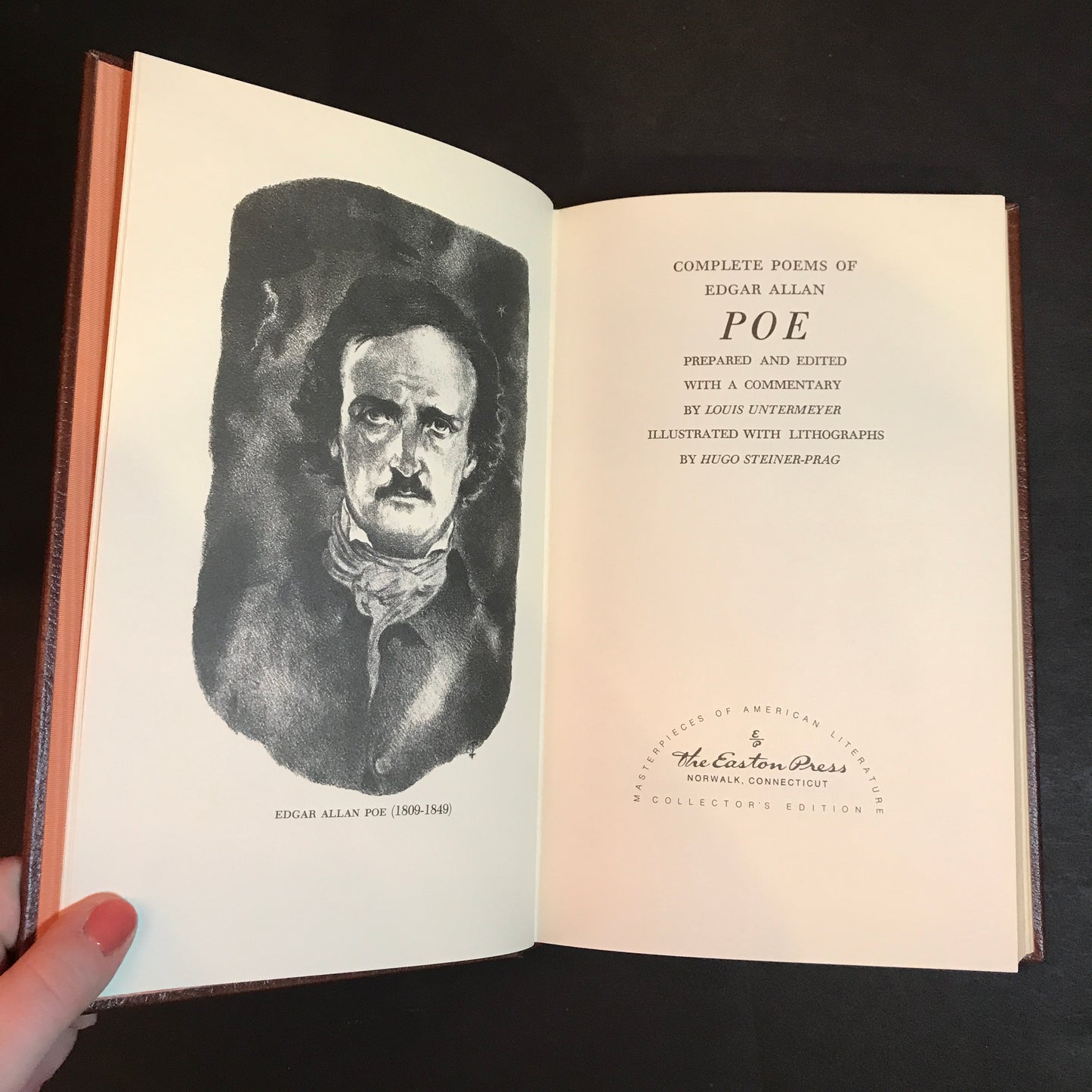 The Complete Poems of Edgar Allen Poe - Edgar Allen Poe - Easton Press - 1980