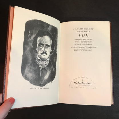 The Complete Poems of Edgar Allen Poe - Edgar Allen Poe - Easton Press - 1980