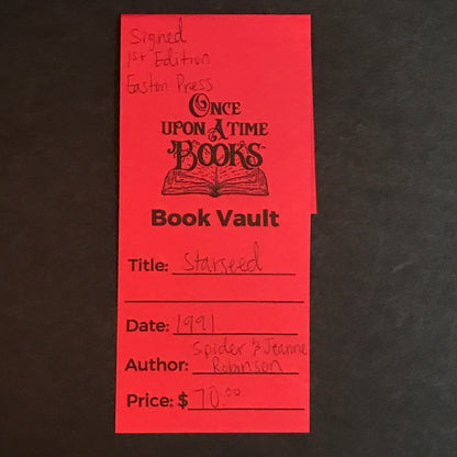 Starseed - Spider & Jeanne Robinson - Signed 2x - 1st Edition - Easton Press - 1991