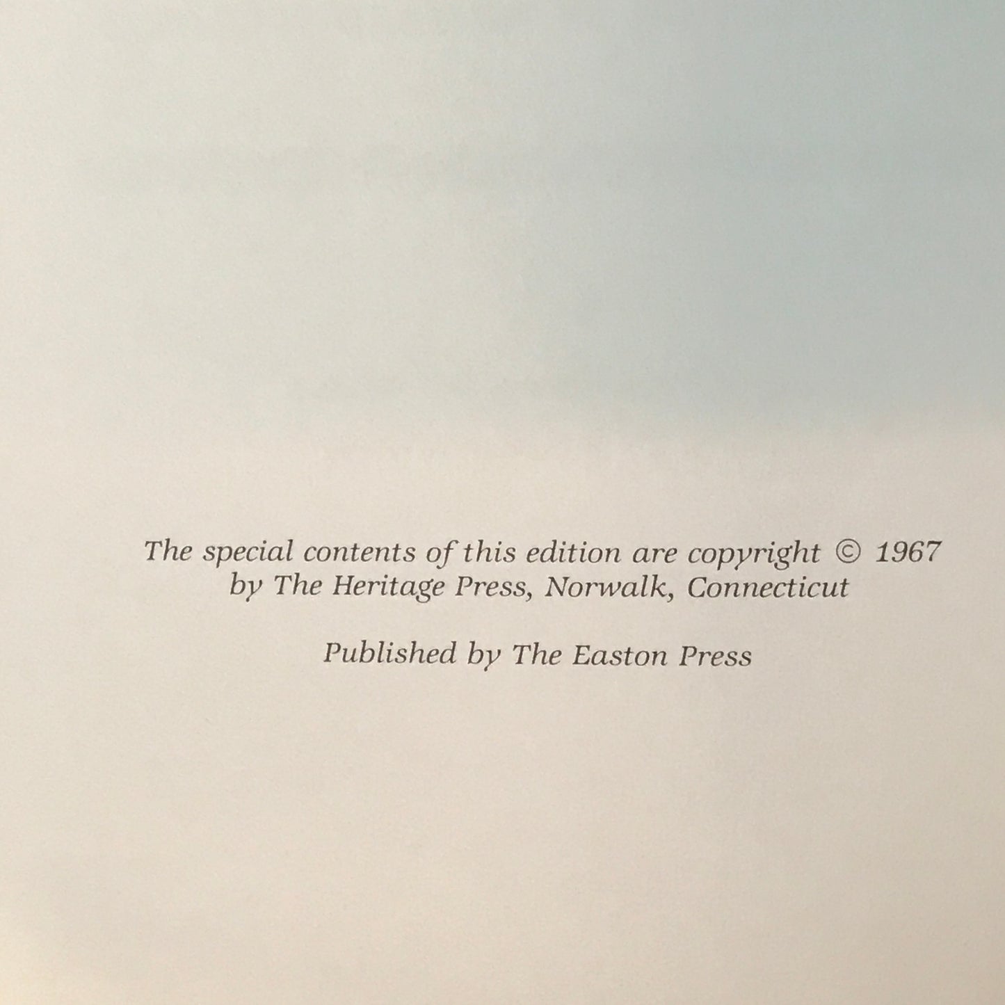 The Invisible Man - H. G. Wells - Easton Press - 1967