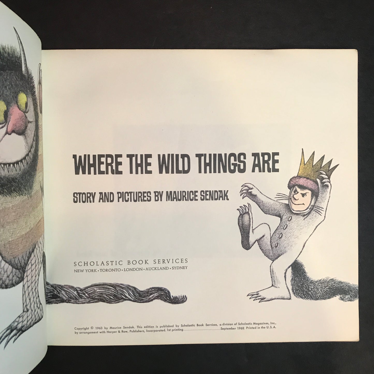 Where The Wild Things Are - Maurice Sendak - 1st Thus - 1969