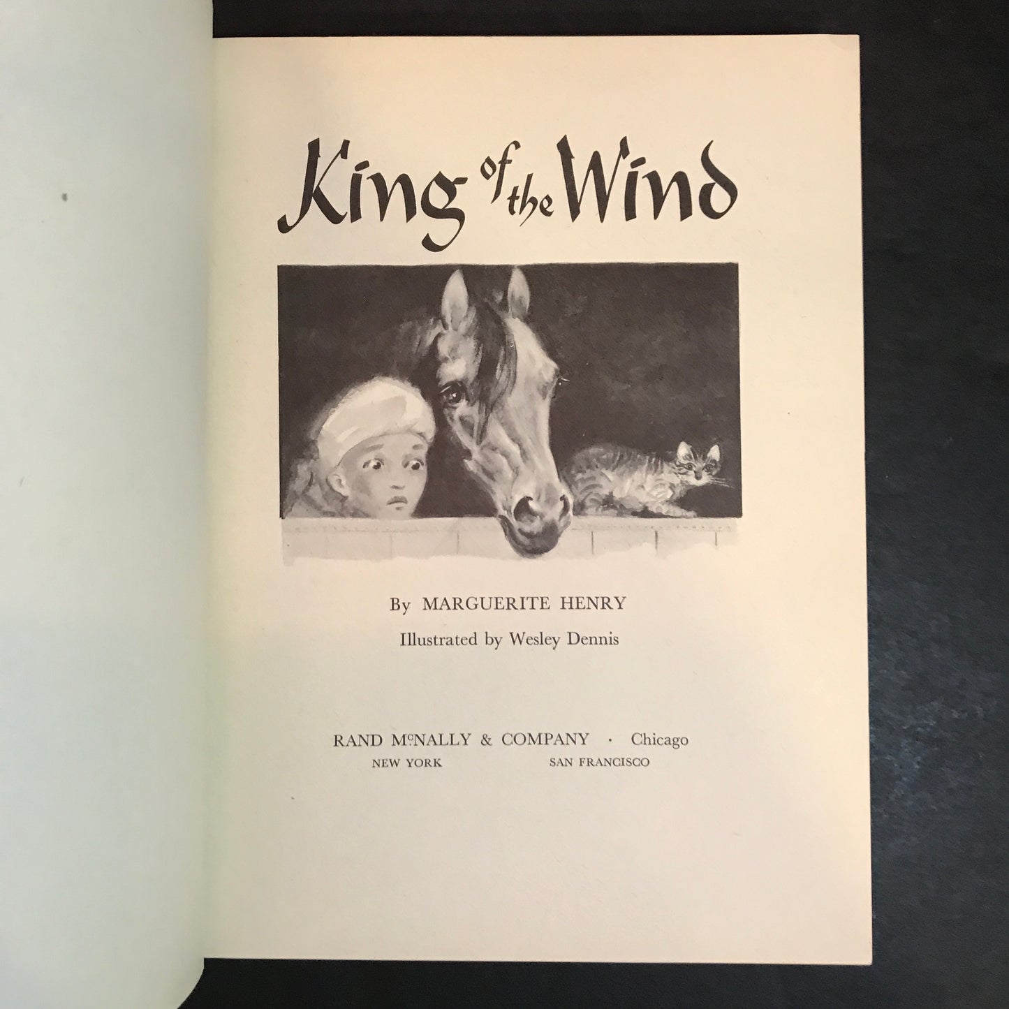 King of the Wind - Marguerite Henry - Signed - 1951