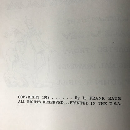 The Tin Woodman of Oz - L. Frank Baum - 1918 Reprint