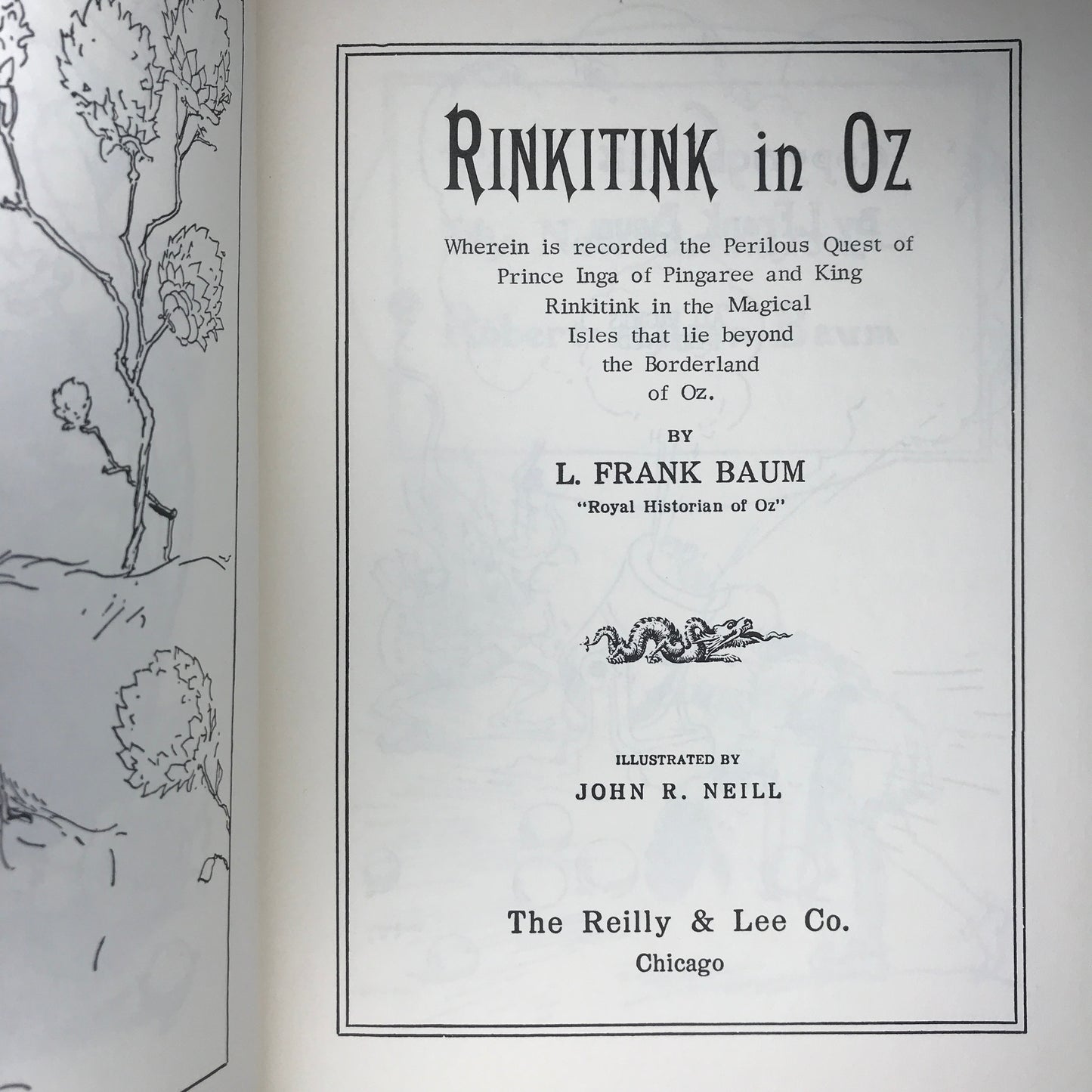 Rinkitink in Oz - L. Frank Baum - 1916 Reprint