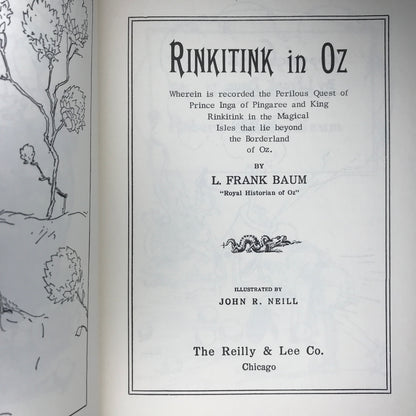 Rinkitink in Oz - L. Frank Baum - 1916 Reprint
