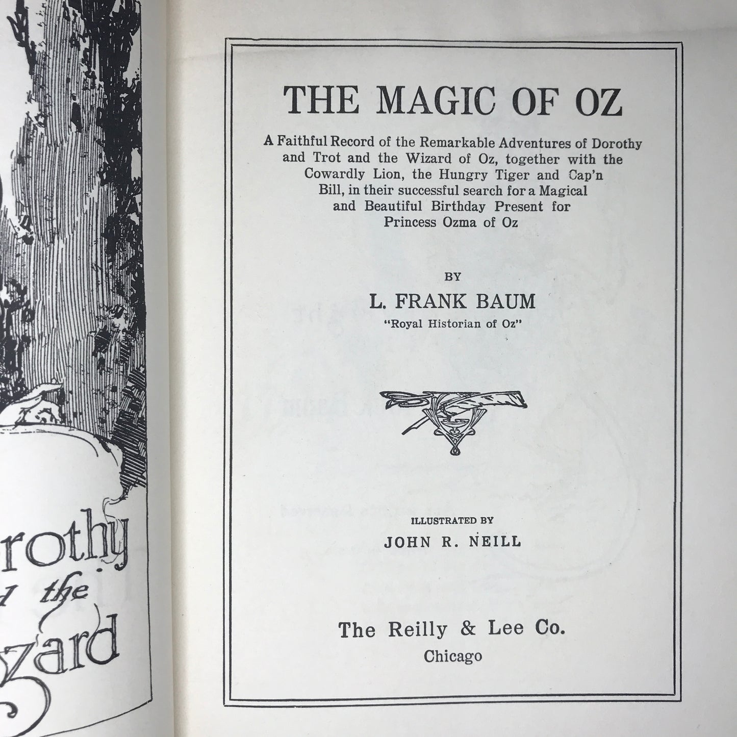 The Magic of Oz - L. Frank Baum - 1919 Reprint