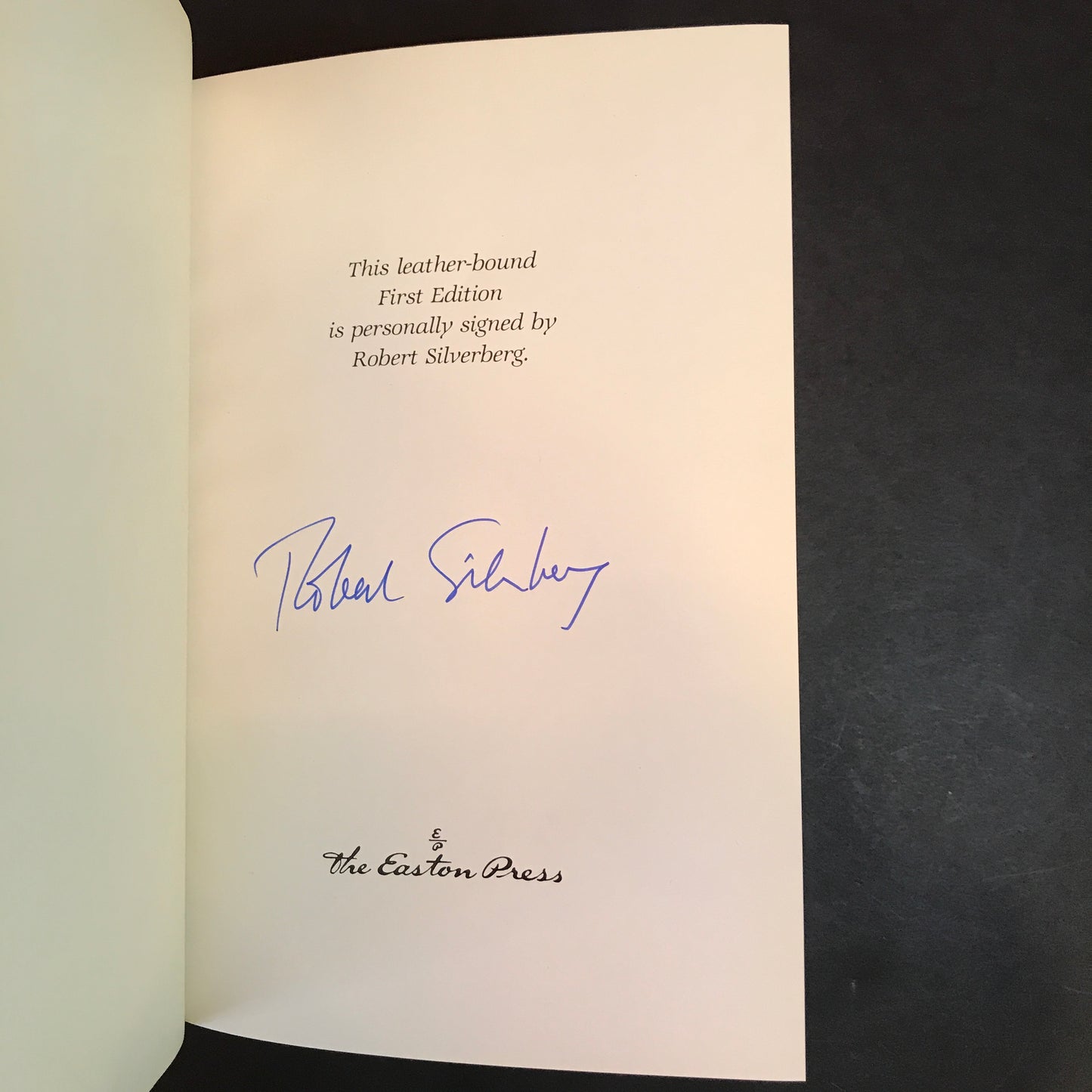 To the Land of the Living - Robert Silverberg - Signed - 1st Edition - Easton Press - 1990