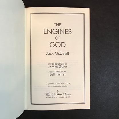 The Engines of God - Jack McDevitt - Signed - 1st Edition - Easton Press - 1994