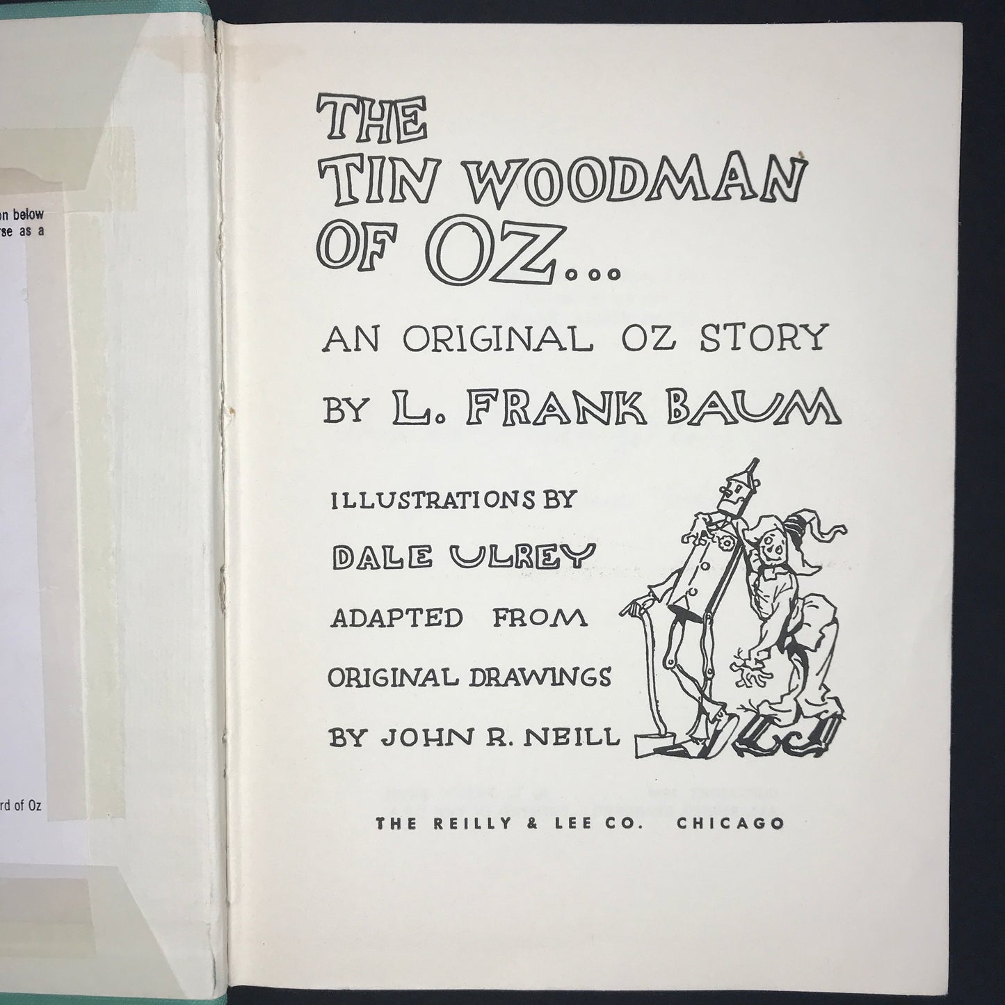 The Tin Woodman of Oz - L. Frank Baum - 1918 Reprint